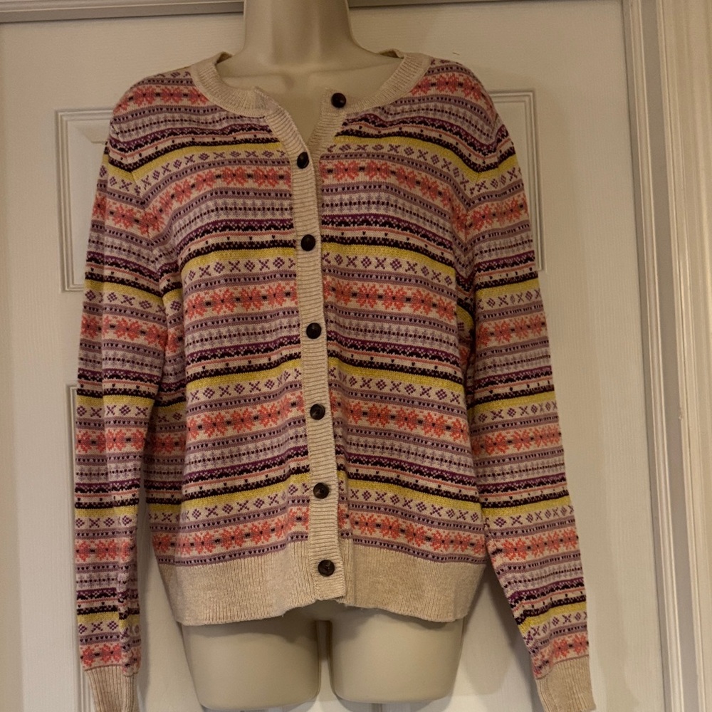 Boden Women's Multicolor Patterned Sweater